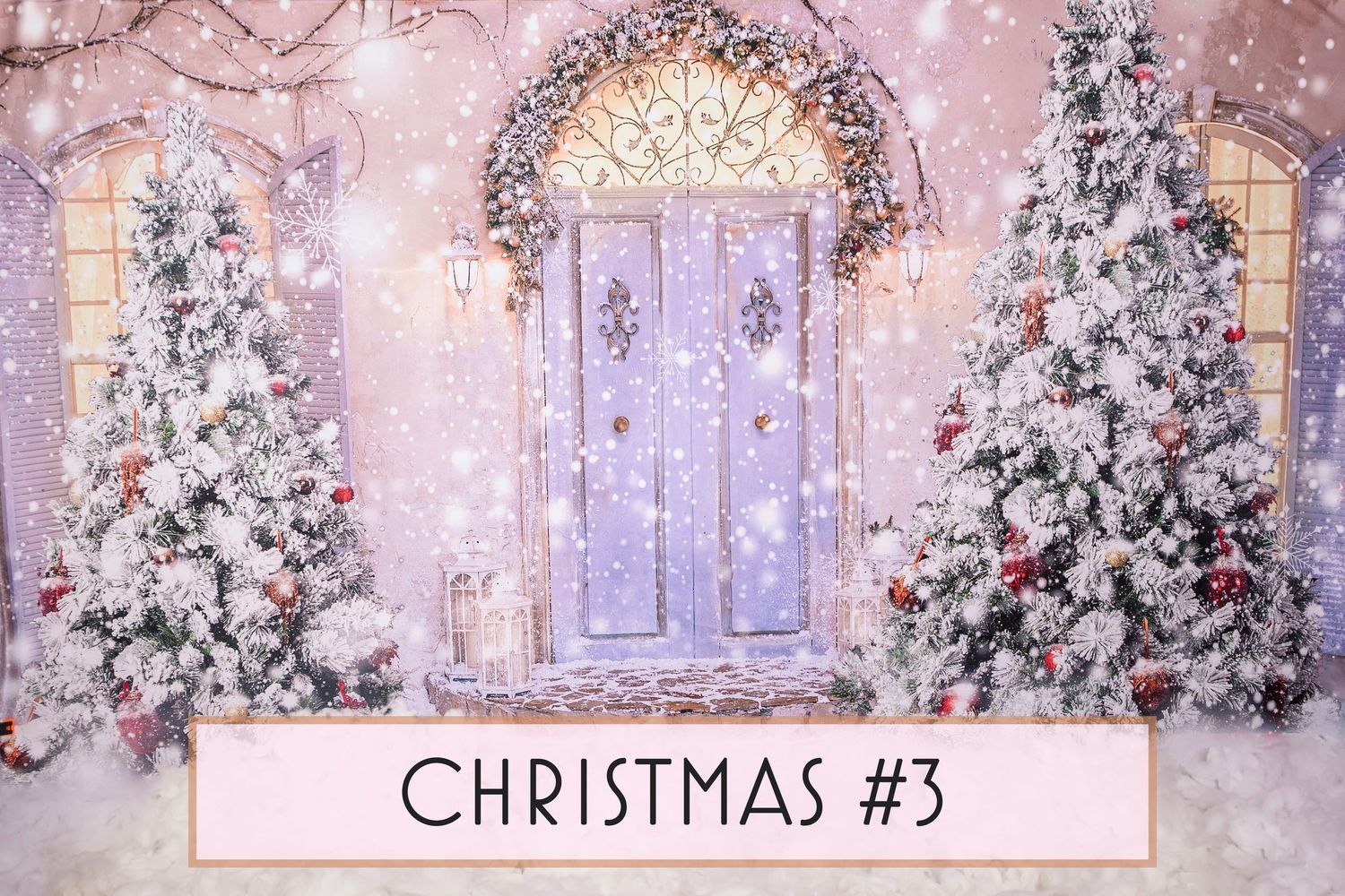Christmas Door Theme - Bear and Bunny Photography