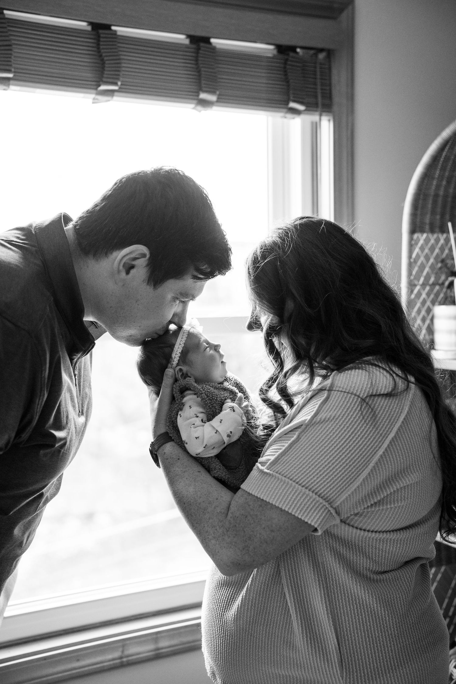 Newborn Lifestyle in Home Session, Pittsburgh PA Photographer