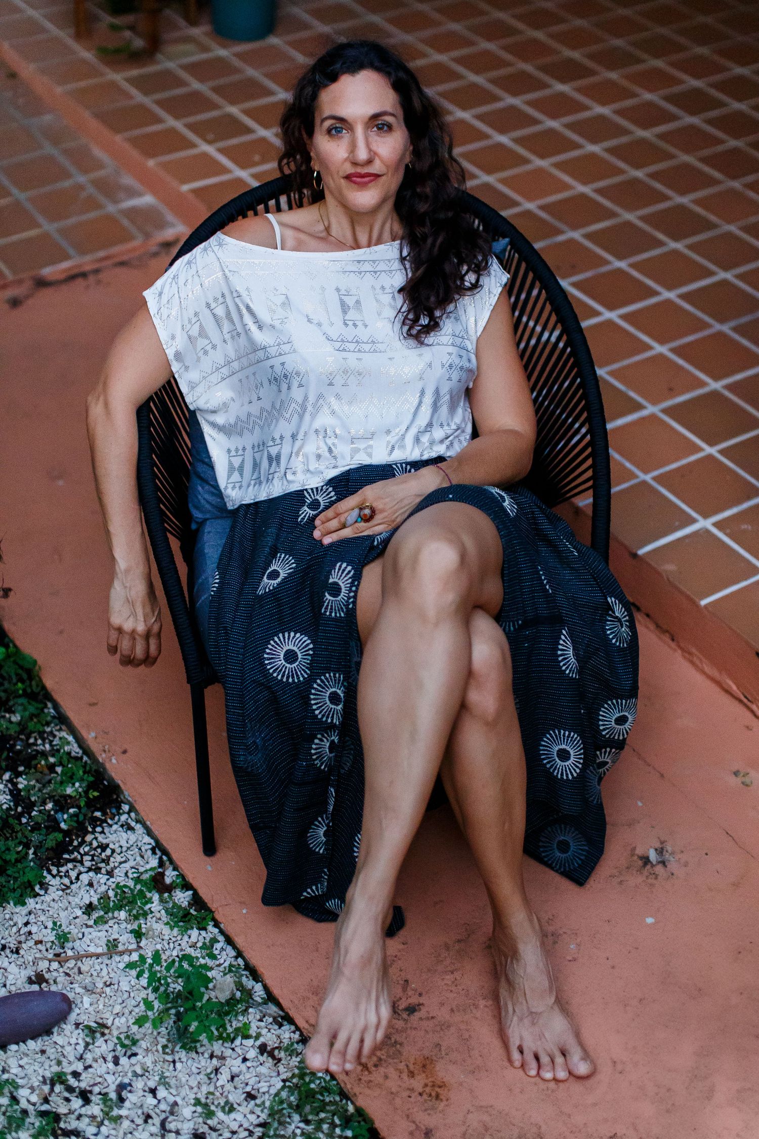 Portrait of a woman in San Juan, Puerto Rico.
