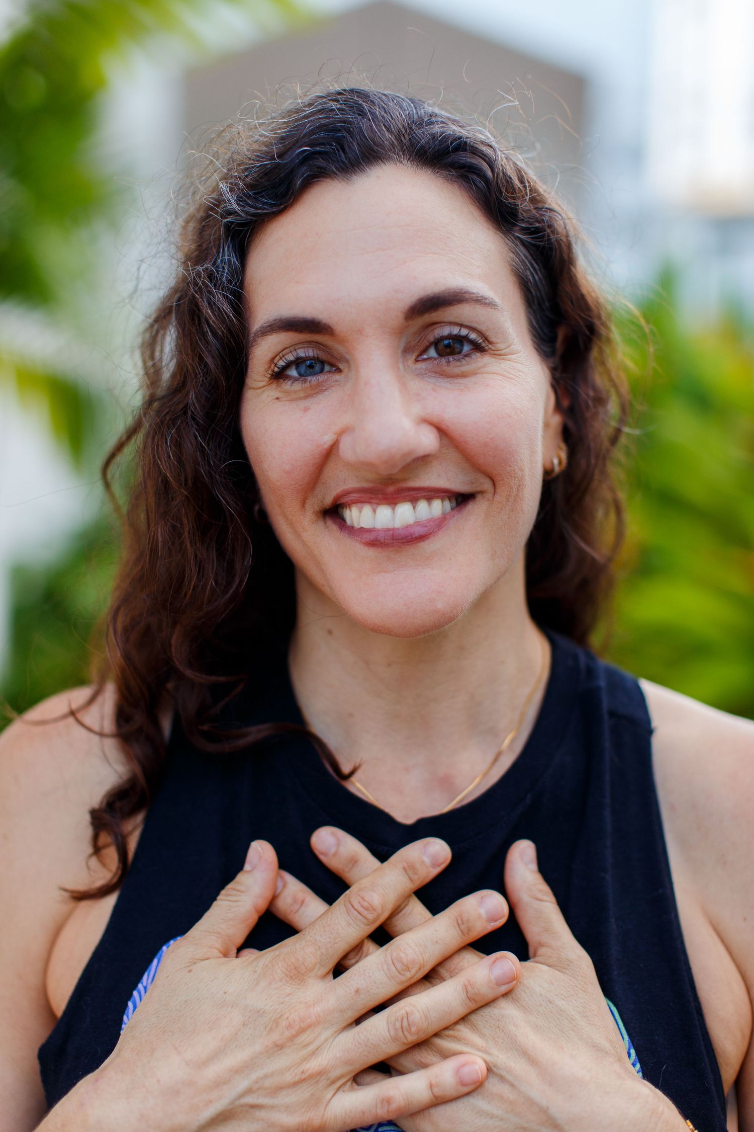 Portrait of a woman in San Juan, Puerto Rico.