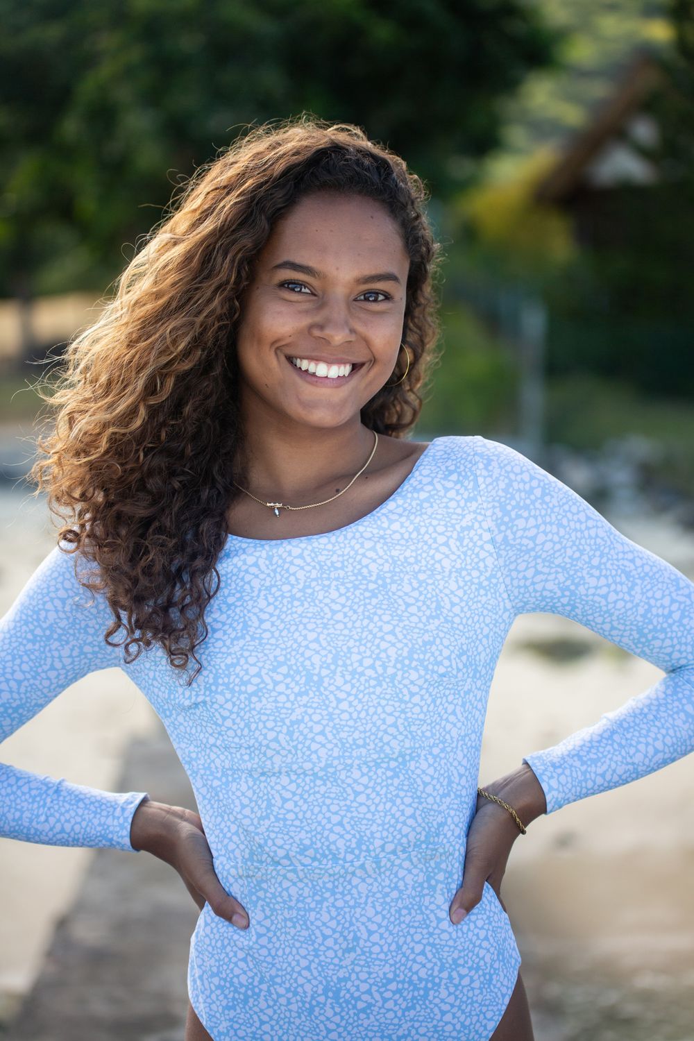 a girl smiling. Mauritius photographer. Wedding photographer. Wedding in Mauritius. Family portrait. Holiday in Mauritius
