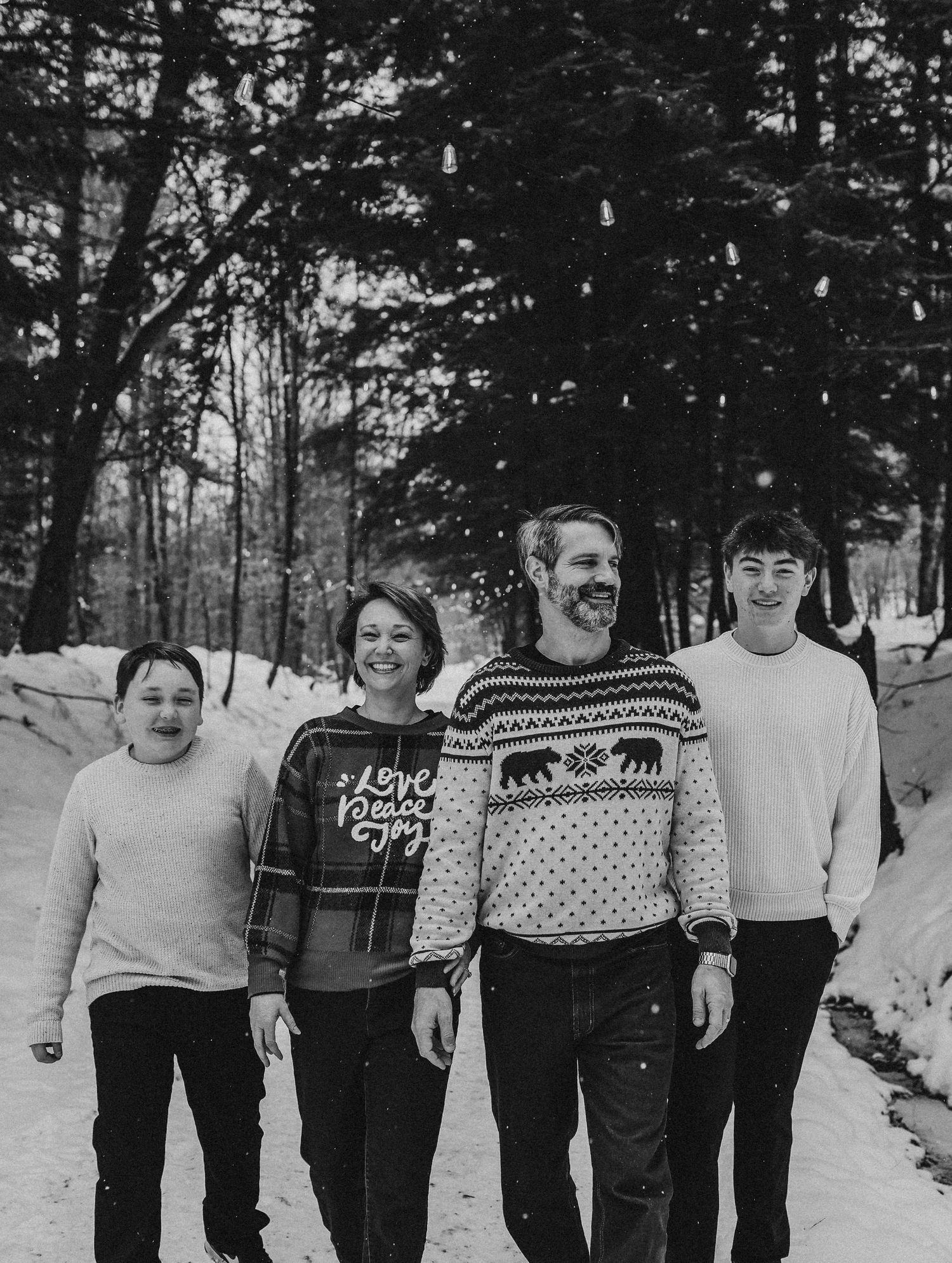 Family winter photos, derrick city pa