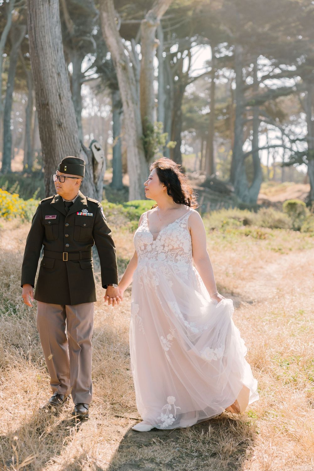 sutro-heights-micro-wedding-couple-in-cypress-trees