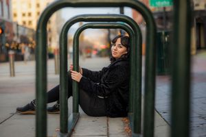 Downtown Boise Senior girl