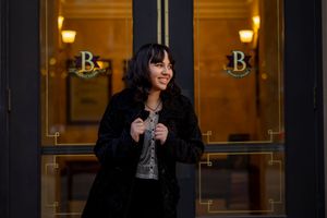 Downtown Boise Senior girl