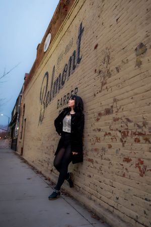 Downtown Boise Senior girl