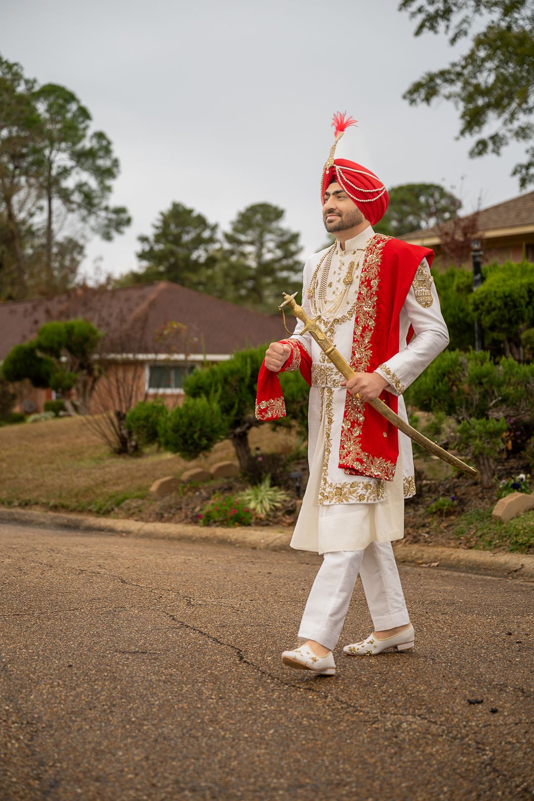 Indian groom, wedding vibes. Royal Punjabi wedding. Royal Punjabi king.