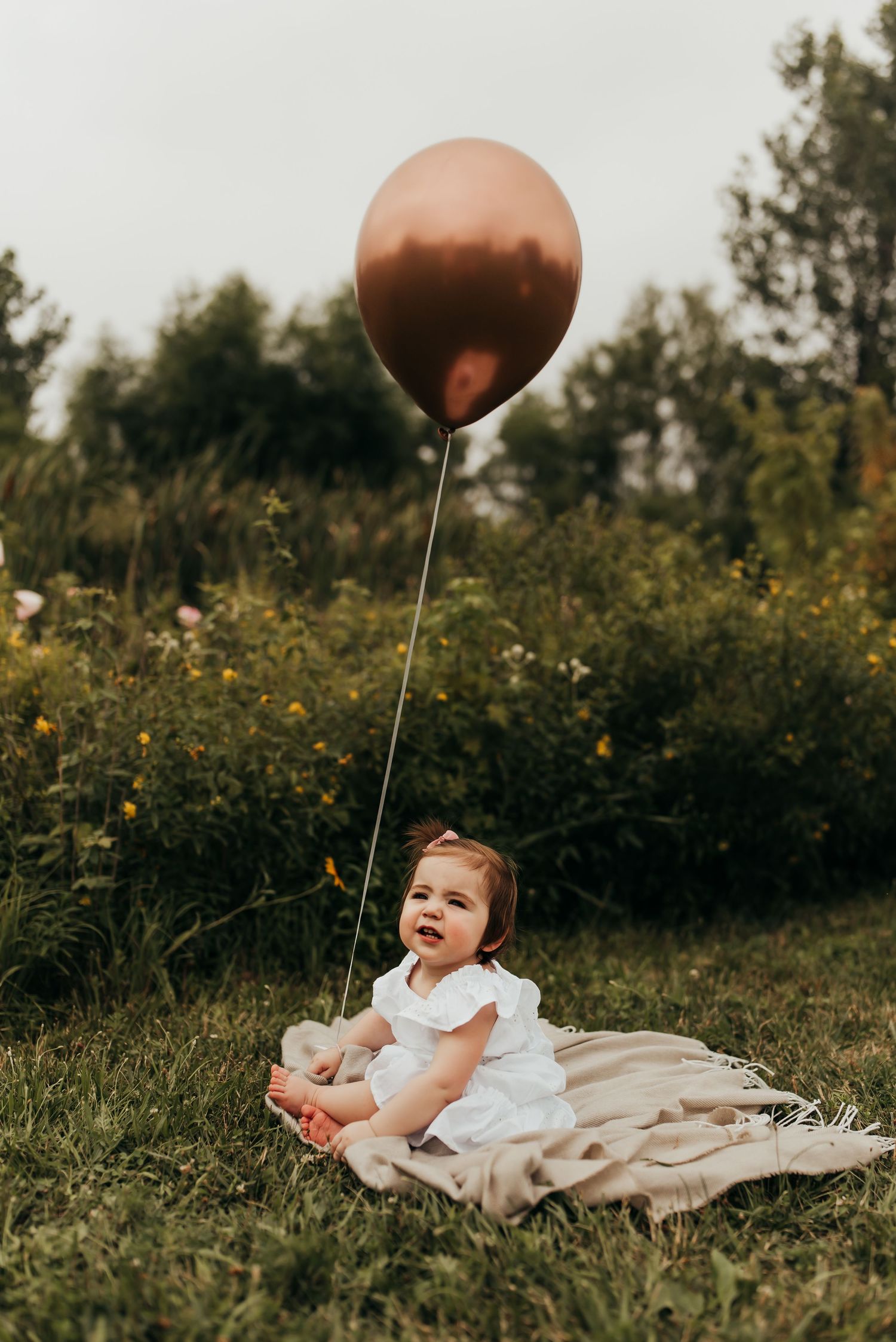 one year old birthday photo session in cincinnati