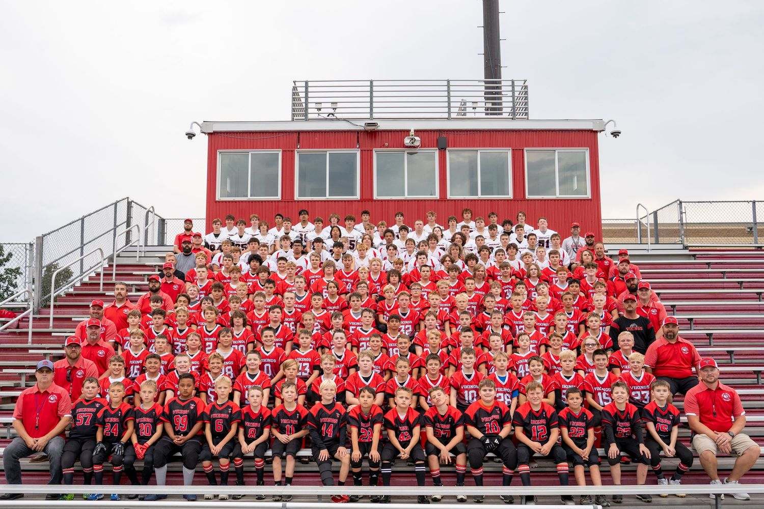 North Branch Football Grades 4-12 Photo by Jake Fenton Productions