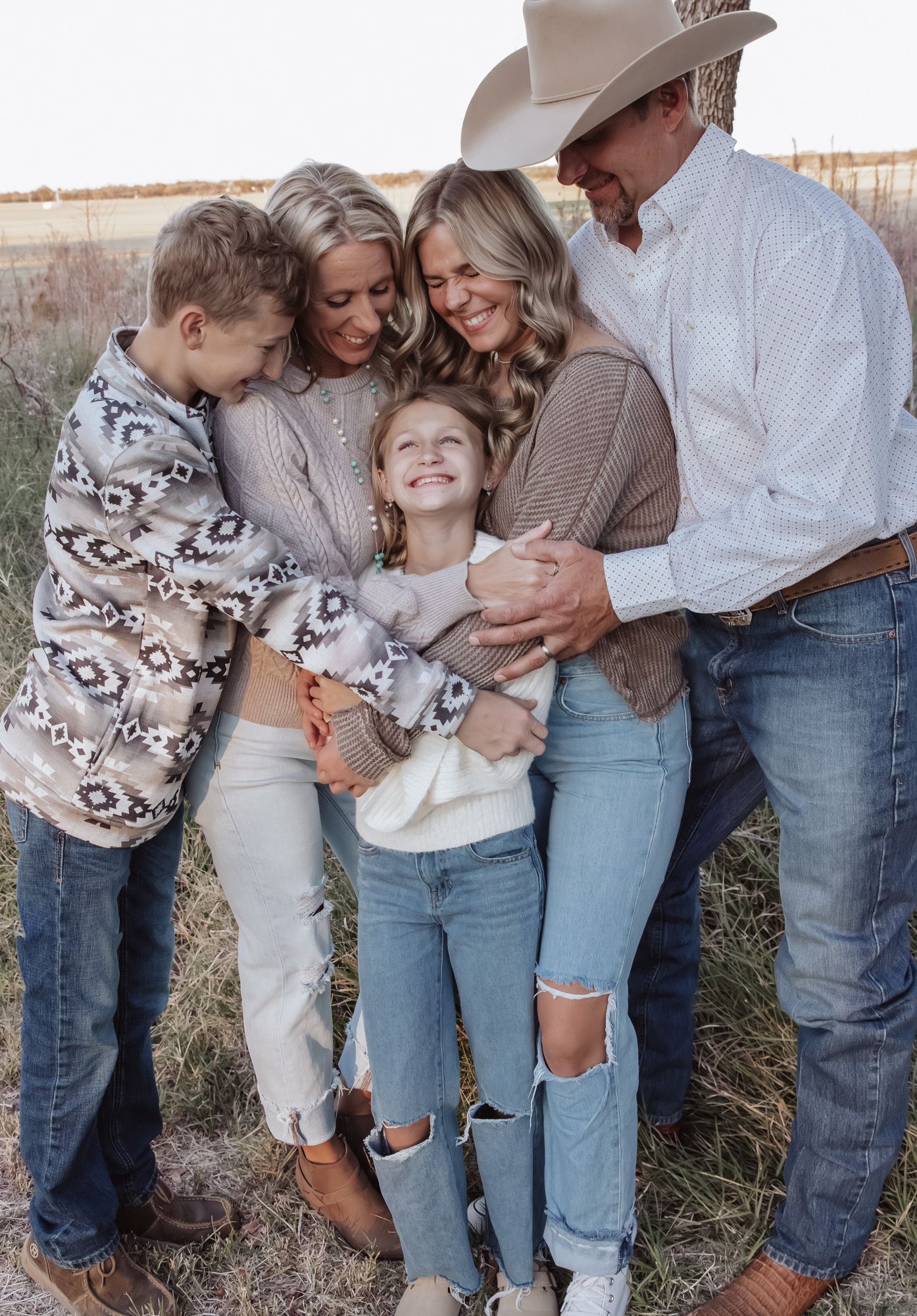 Family session in Texas
