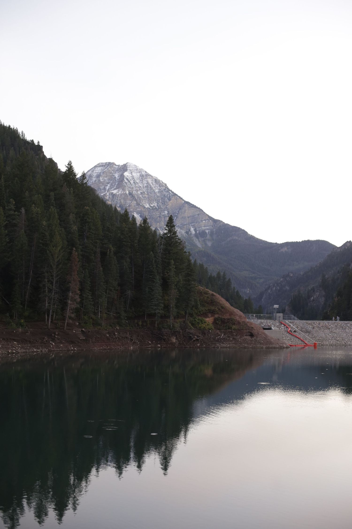 American Fork Canyon Utah Tibble Fork mountain view