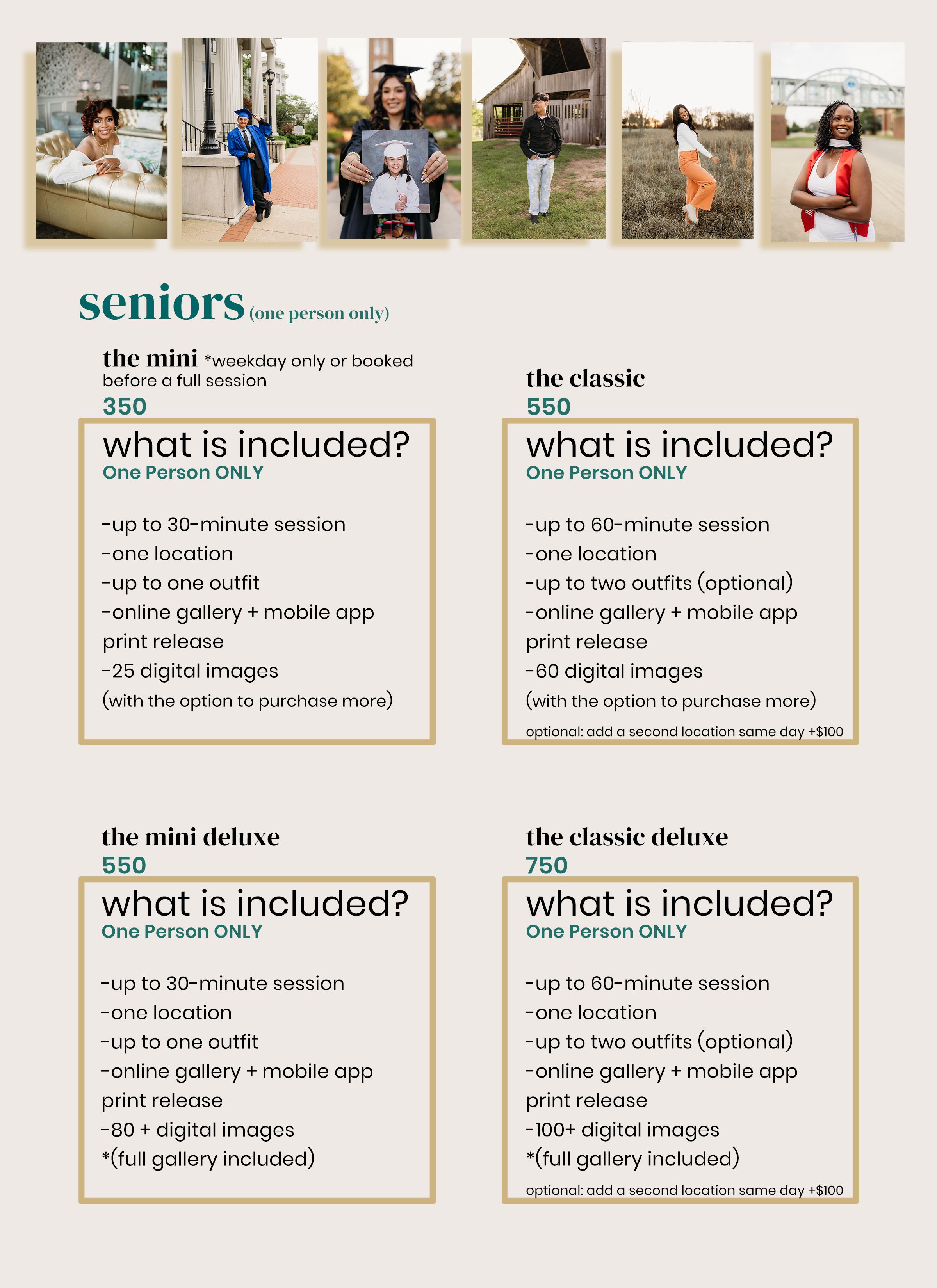 collection guide for senior photography in Nashville Tennessee