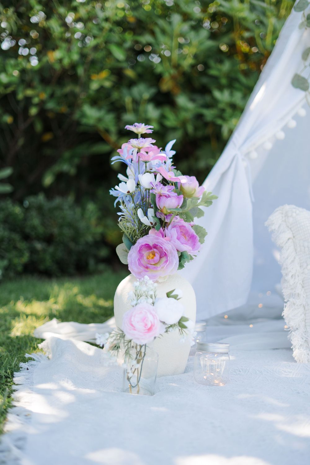 vase with flowers