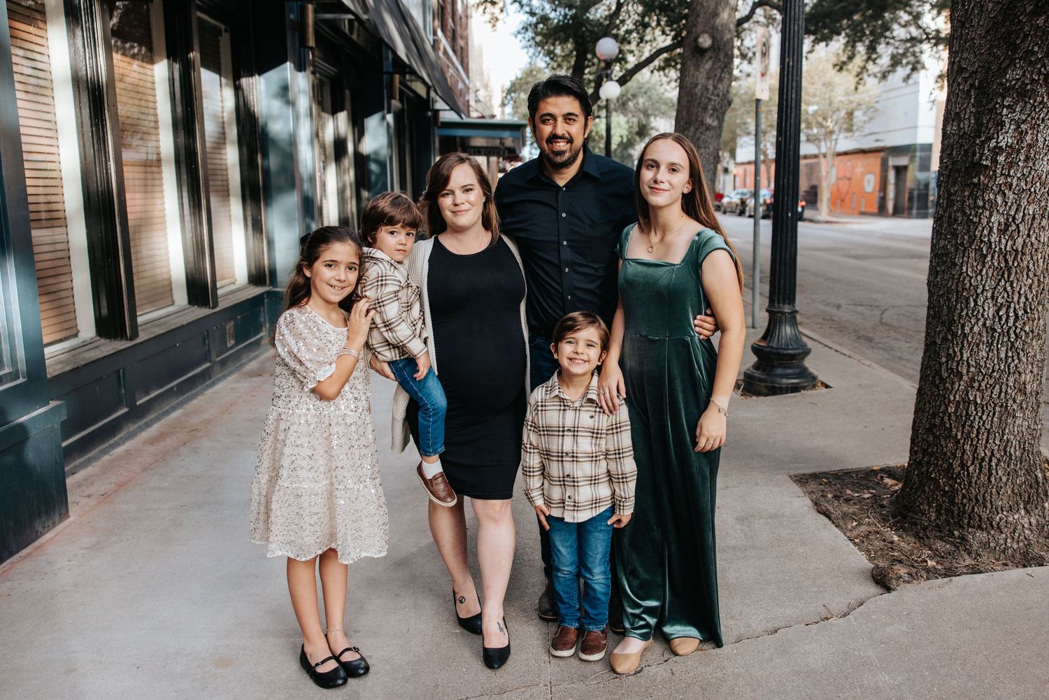 Cora Johnson Photography, Family Portrait, Corpus Christi, Downtown