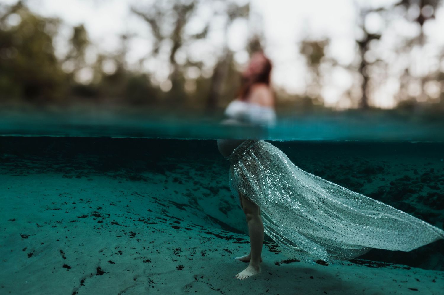 Underwater maternity photography, underwater photography, Panama City beach maternity photographer, florida photographer