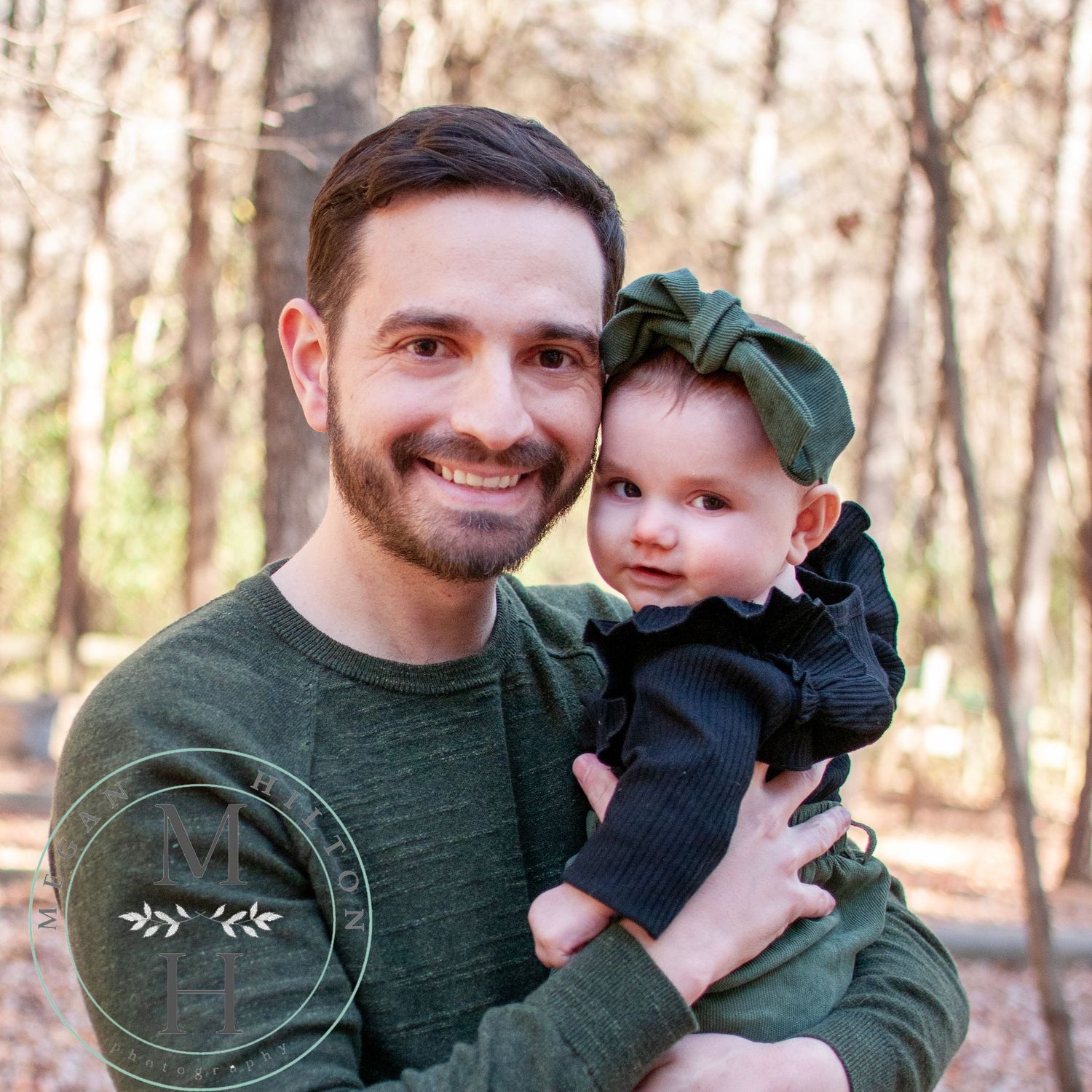 Dad and baby girl photo