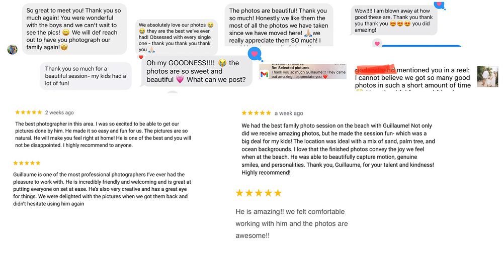 family photographer 30 a reviews from previous client