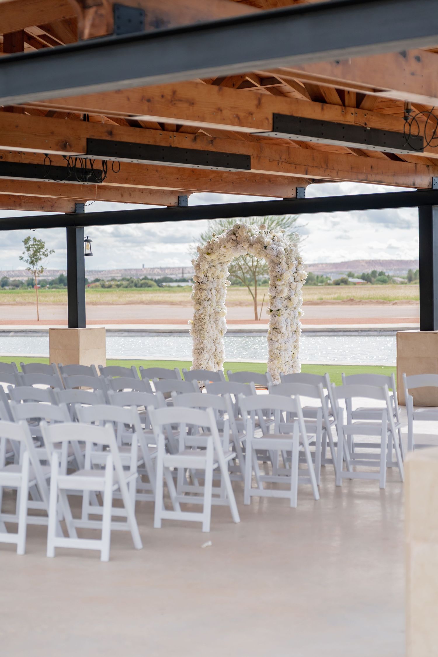 Wedding photographer at Grace Gardens in El Paso, TX