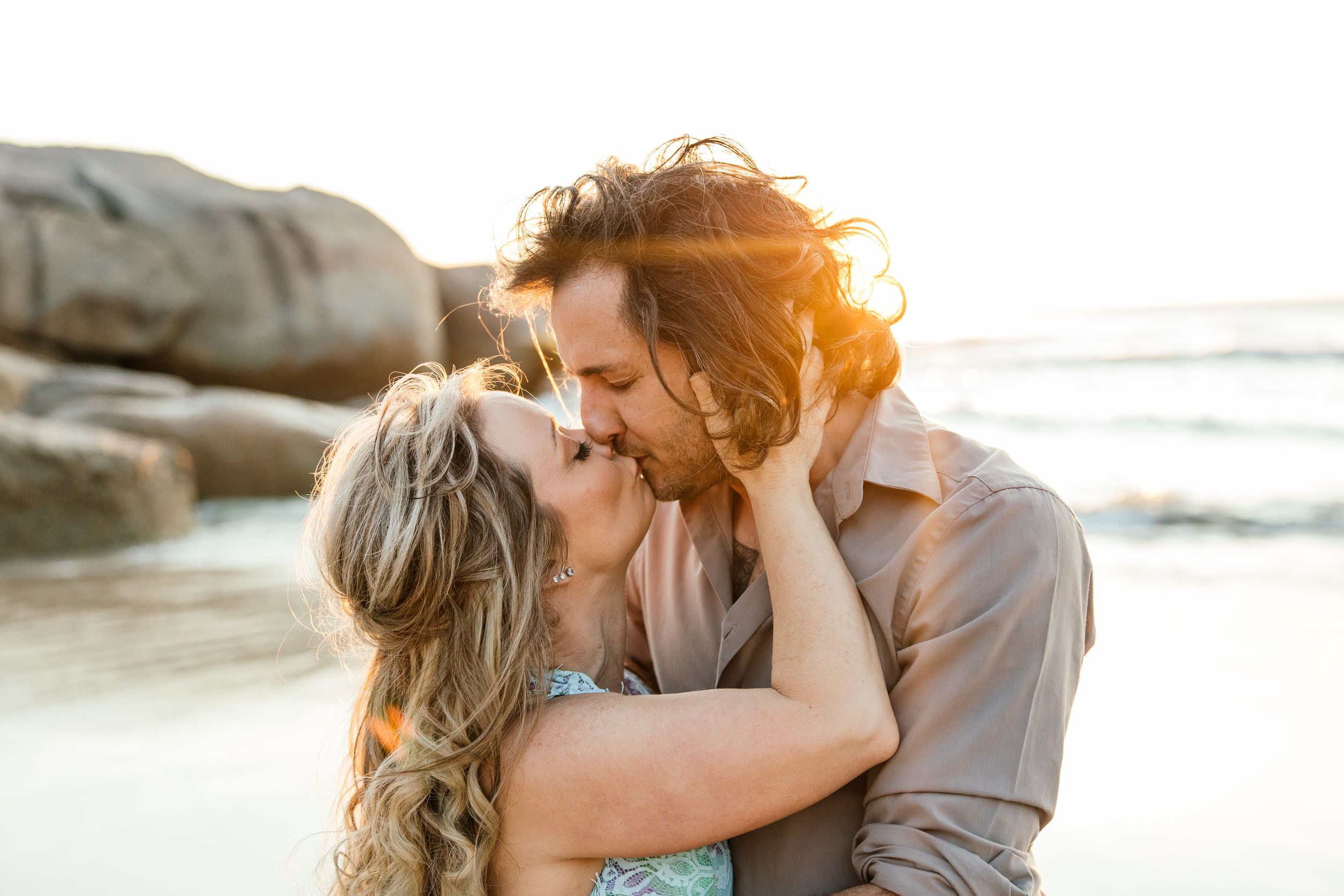 Cape Town Wedding and Engagement Photographer. Couple  shoot  at Clifton , Cape Town captured by Melissa Van Riel Photography