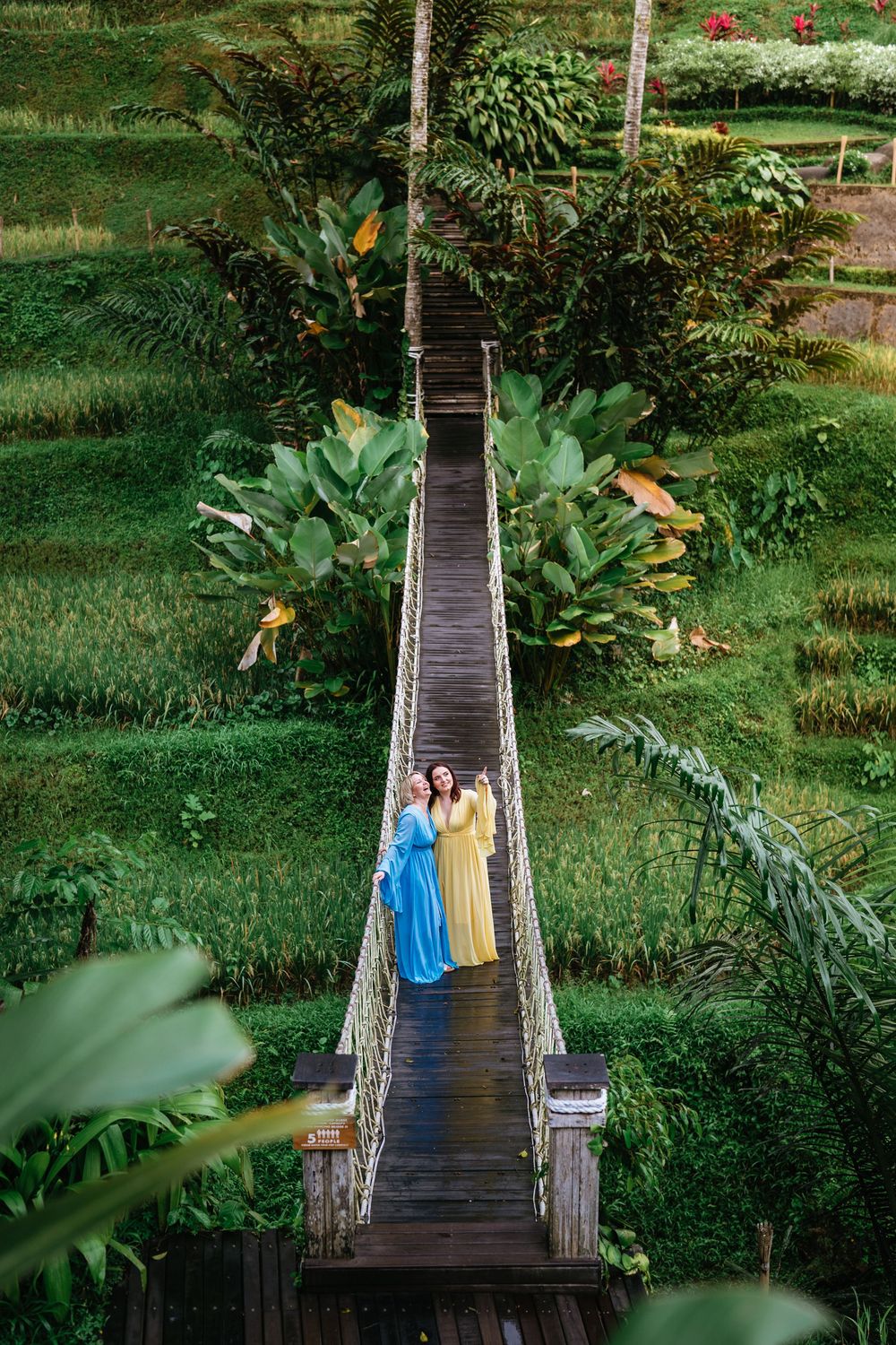 Rice field family photoshoot in Alas Harum Bali