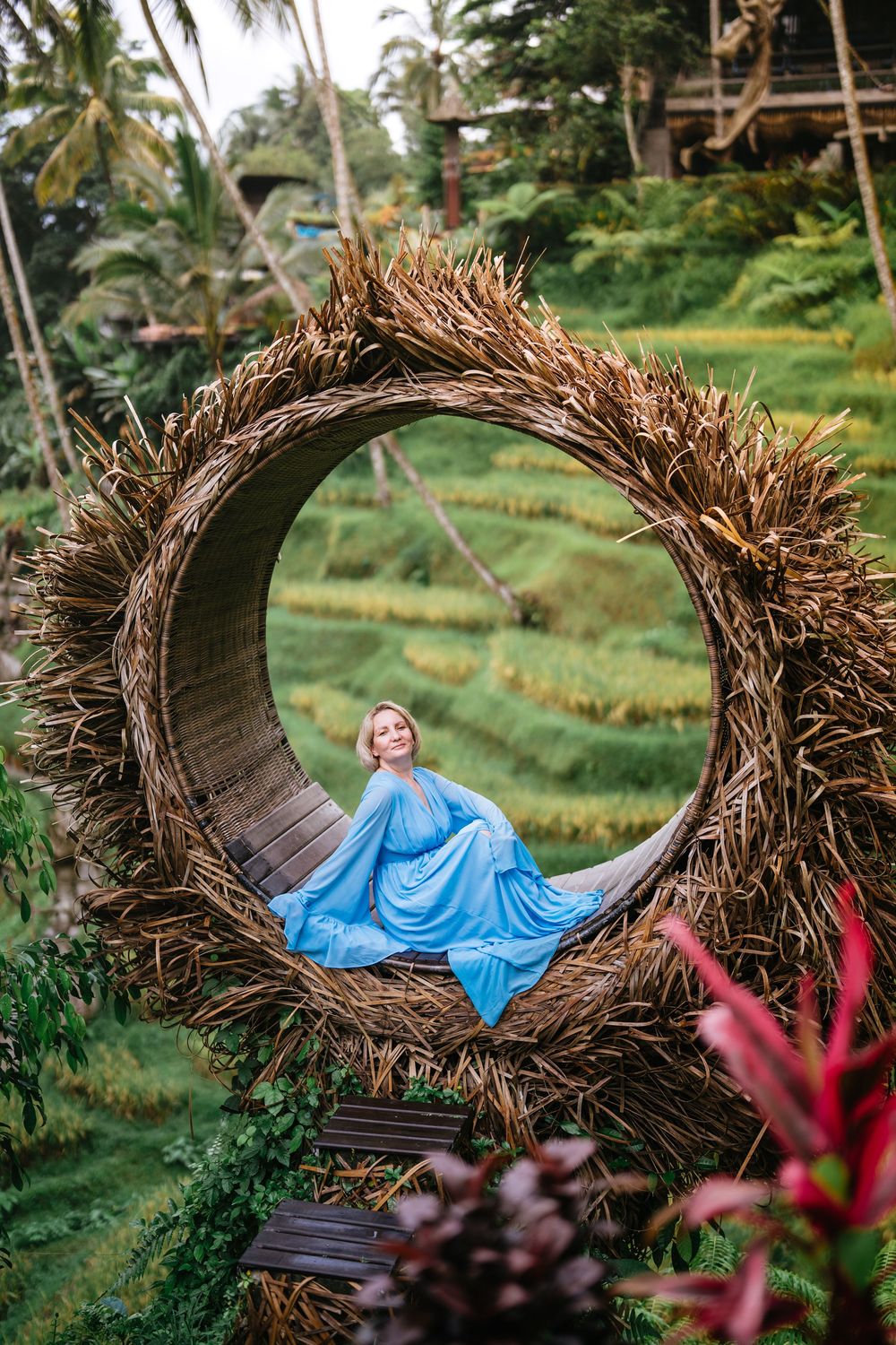 Rice field family photoshoot in Alas Harum Bali