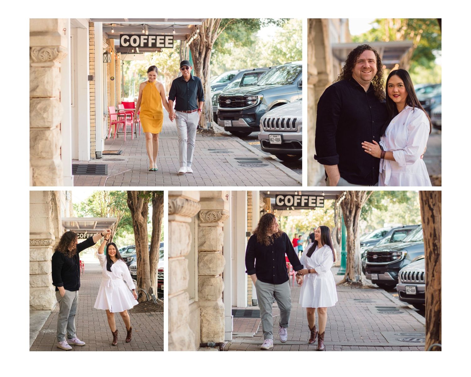 Fall family session in historic downtown Georgetown texas