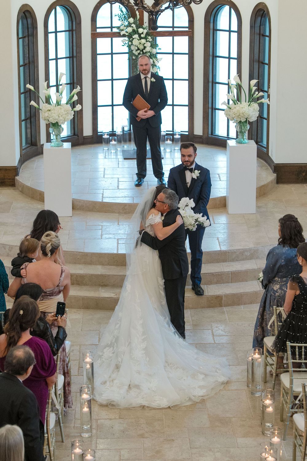 Westlake, TX 76262 Chapel at Palacios Wedding venue ceremony reception floral wedding party cutting cake getting ready couple portraits sun