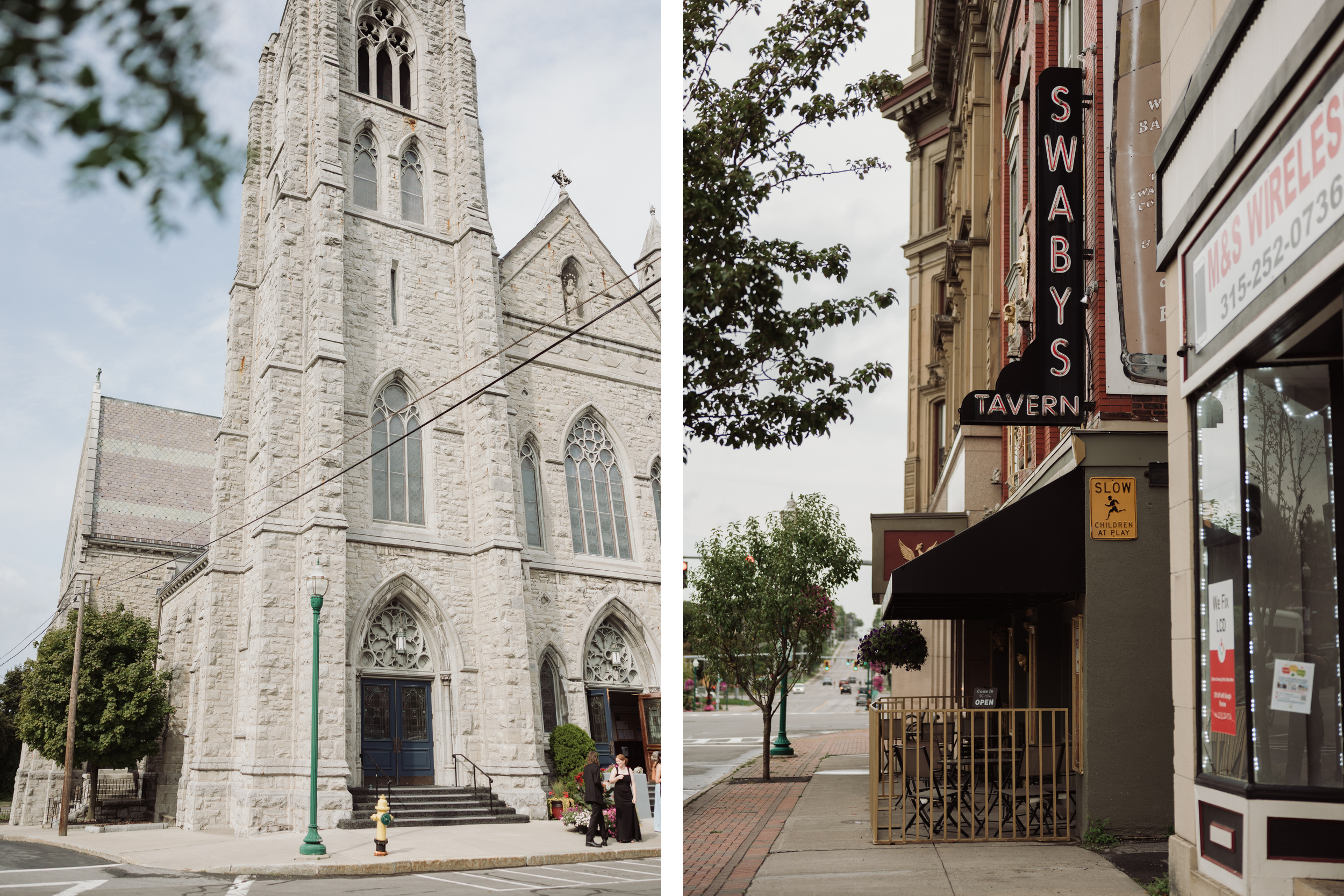 St. Mary's Church in Auburn NY, Swaby's Tavern in Auburn NY