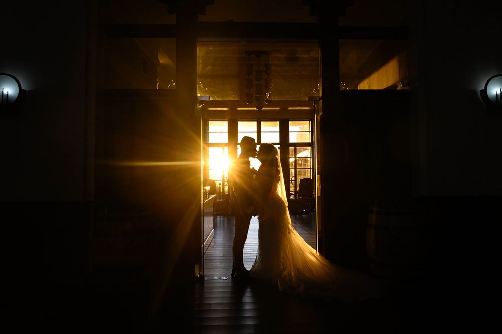 Jones Beach sunset wedding photos cinematic style