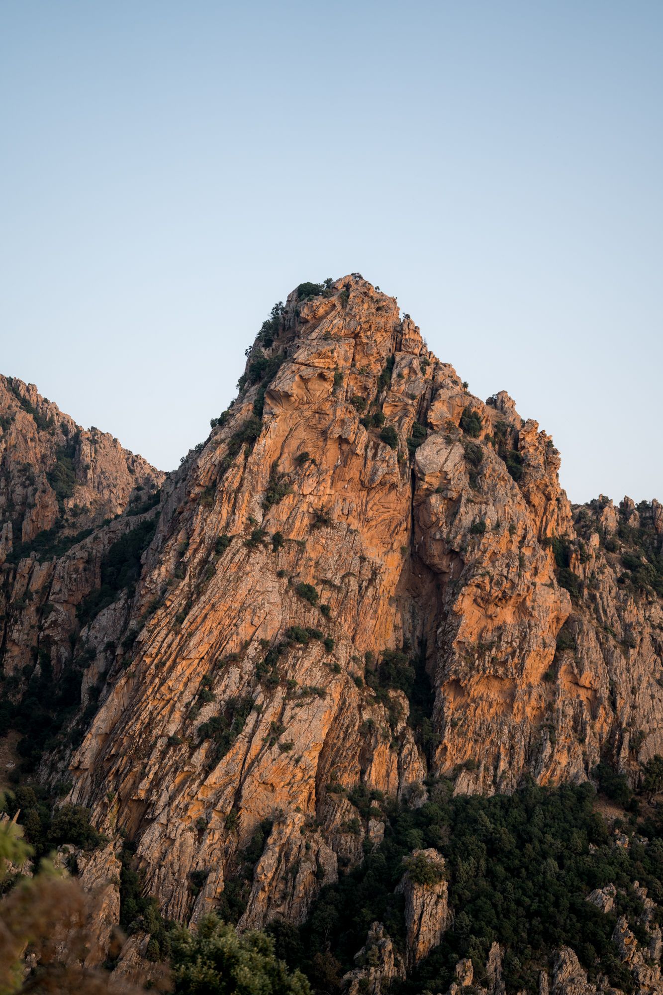 falaises rouges des calanques de piana à porto