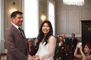 the ceremony at Chelsea Old Town Hall