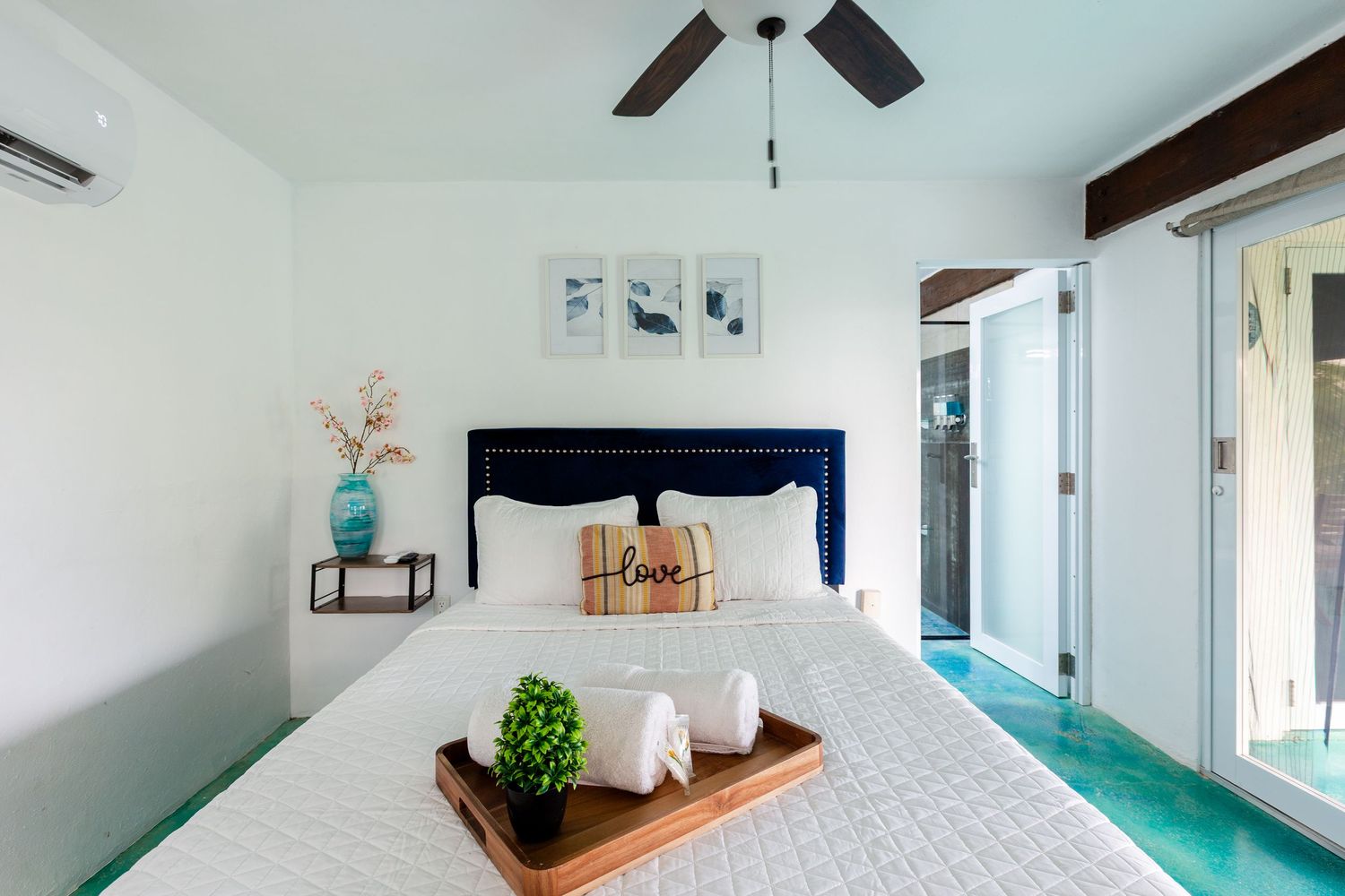 Bedroom. Beach house in Vega Baja, Puerto Rico.