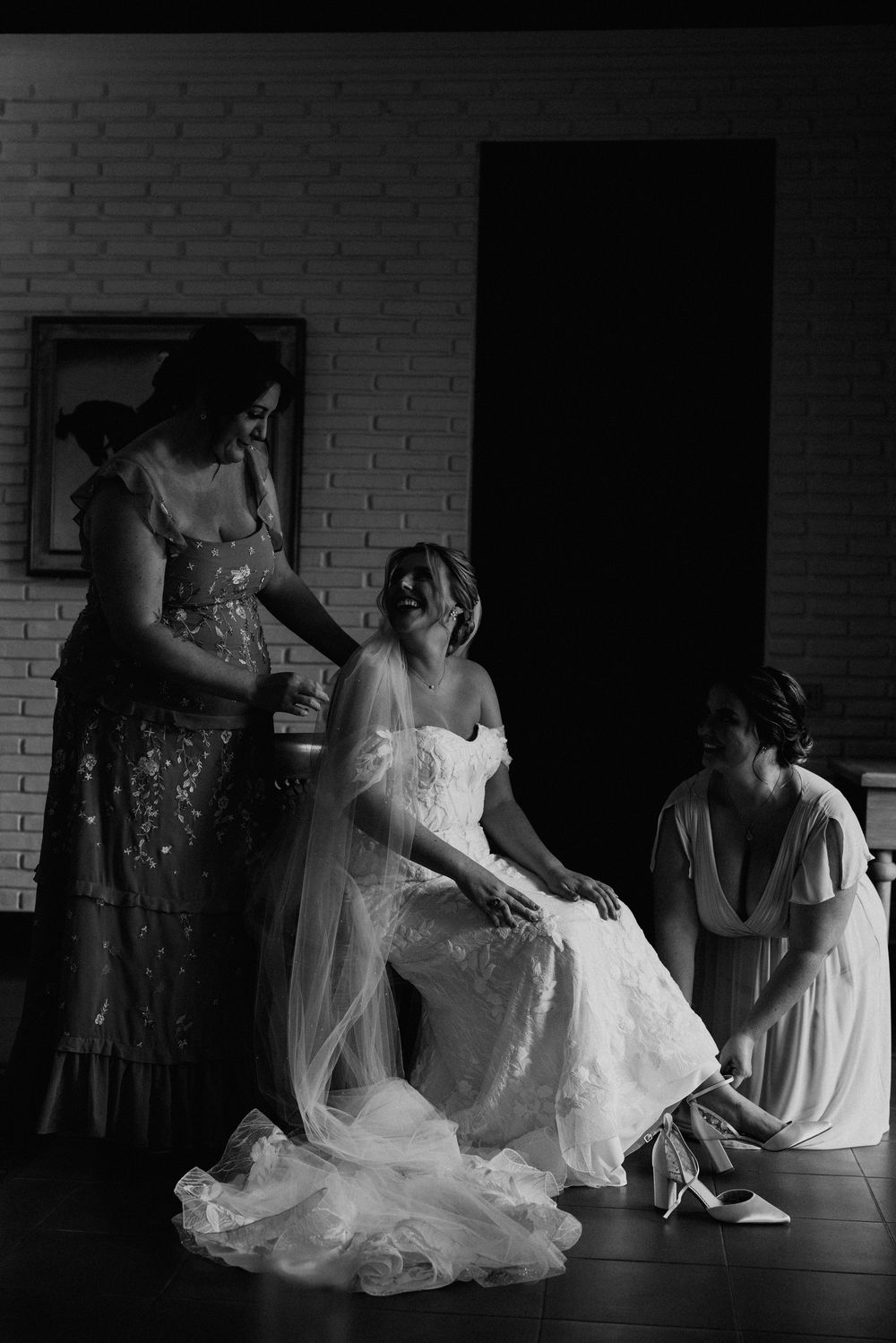 Romantic wedding portrait at Tanah Gajah Ubud