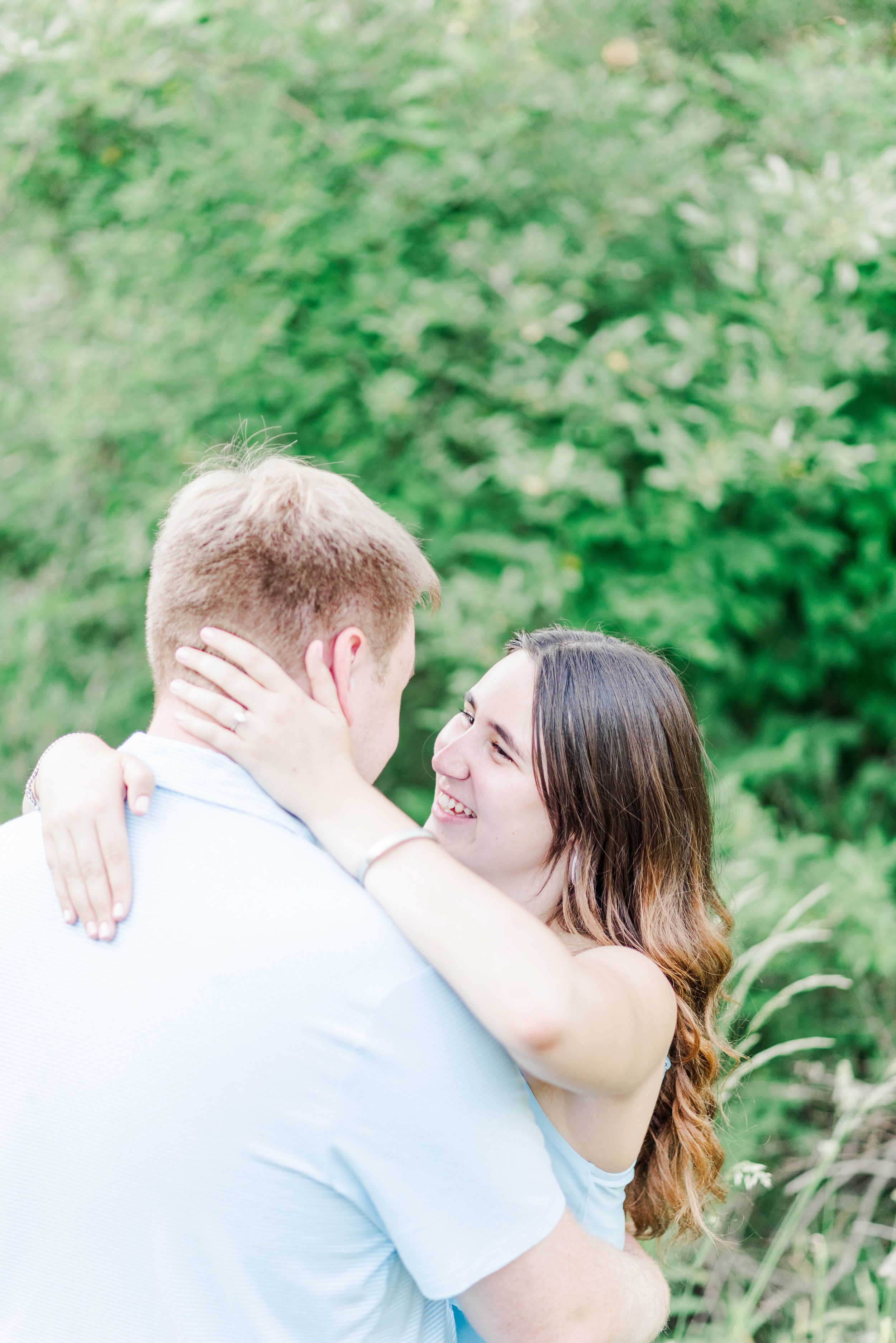 Engagement session at Quemahoning Reservoir in Western Pennsylvania