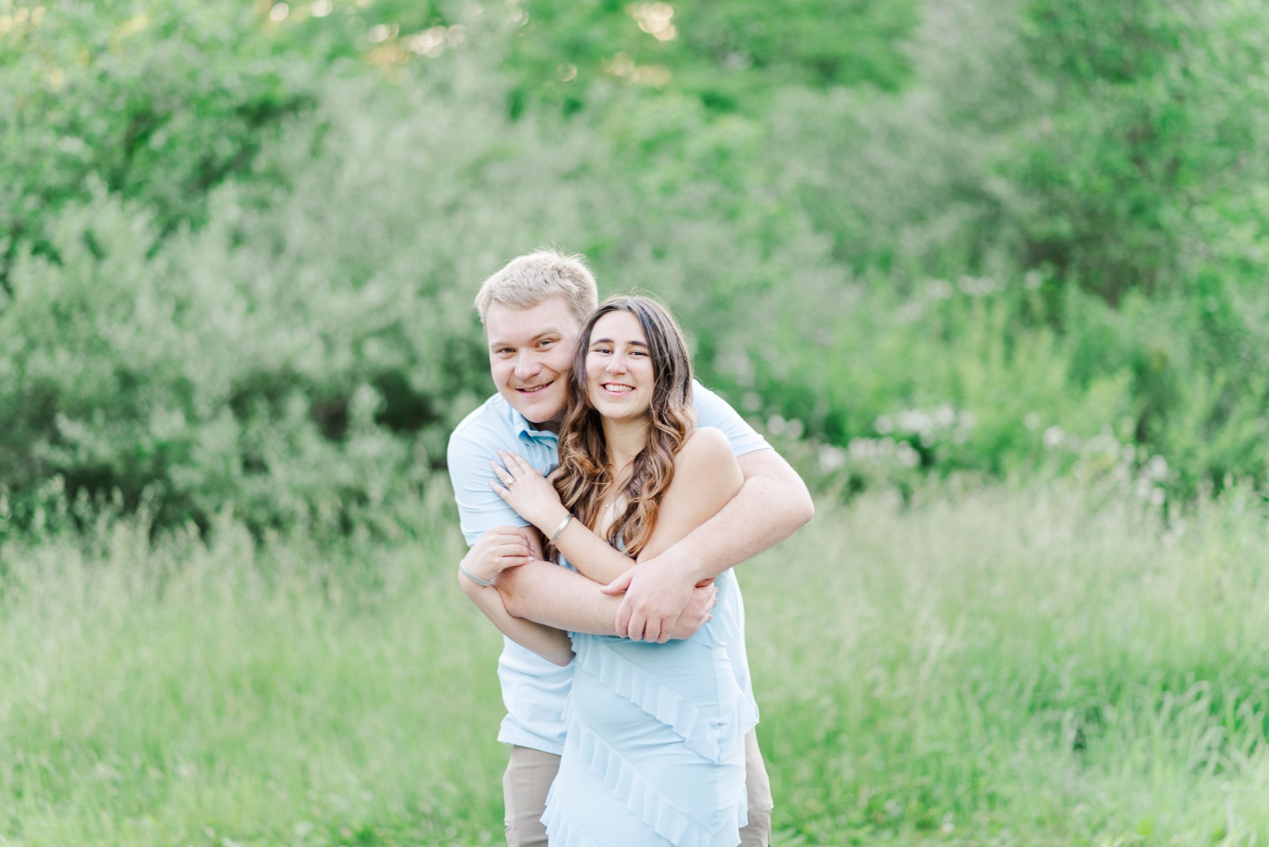 Engagement session at Quemahoning Reservoir in Western Pennsylvania