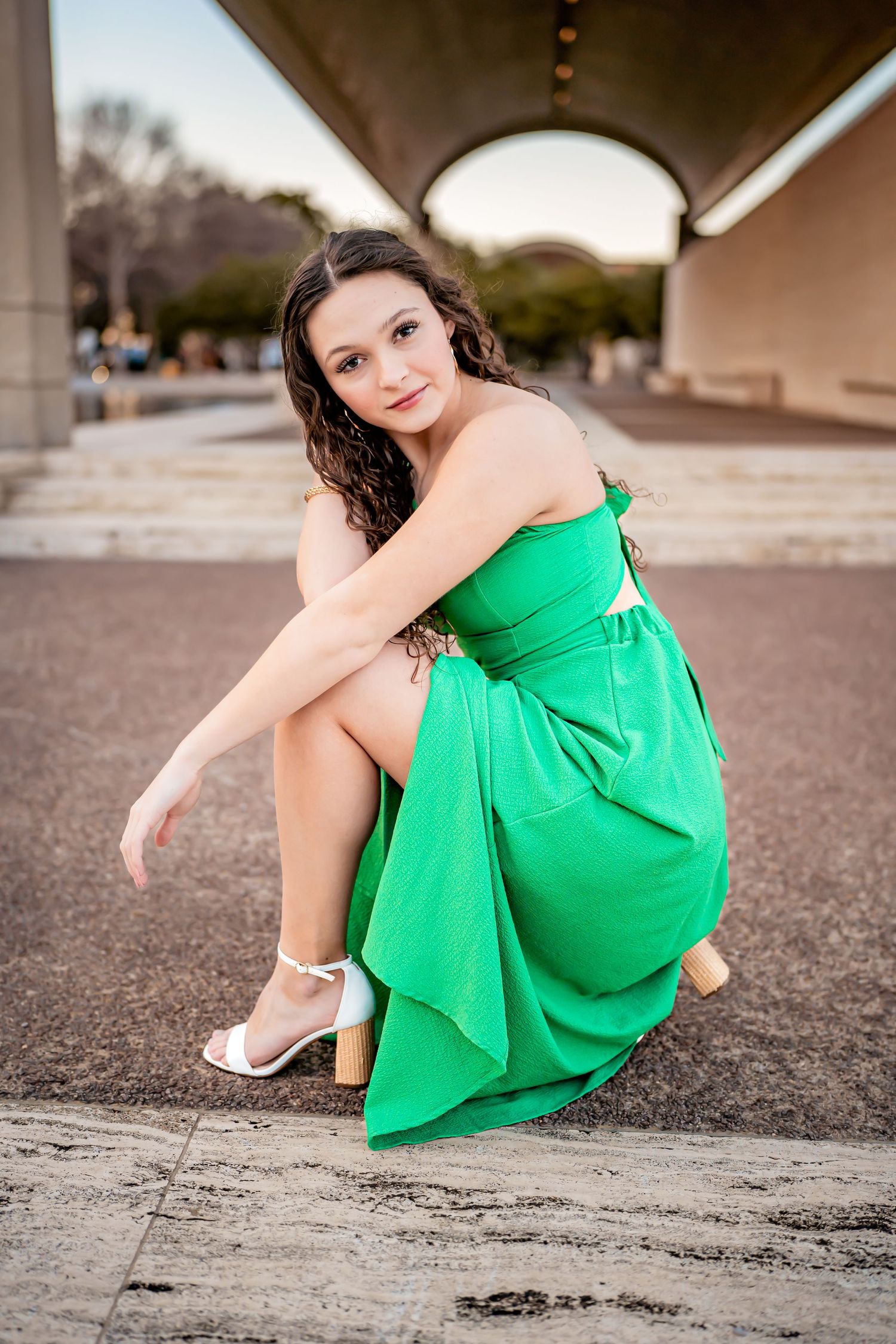 Senior Photography Kimbell Art Museum Fort Worth Texas
