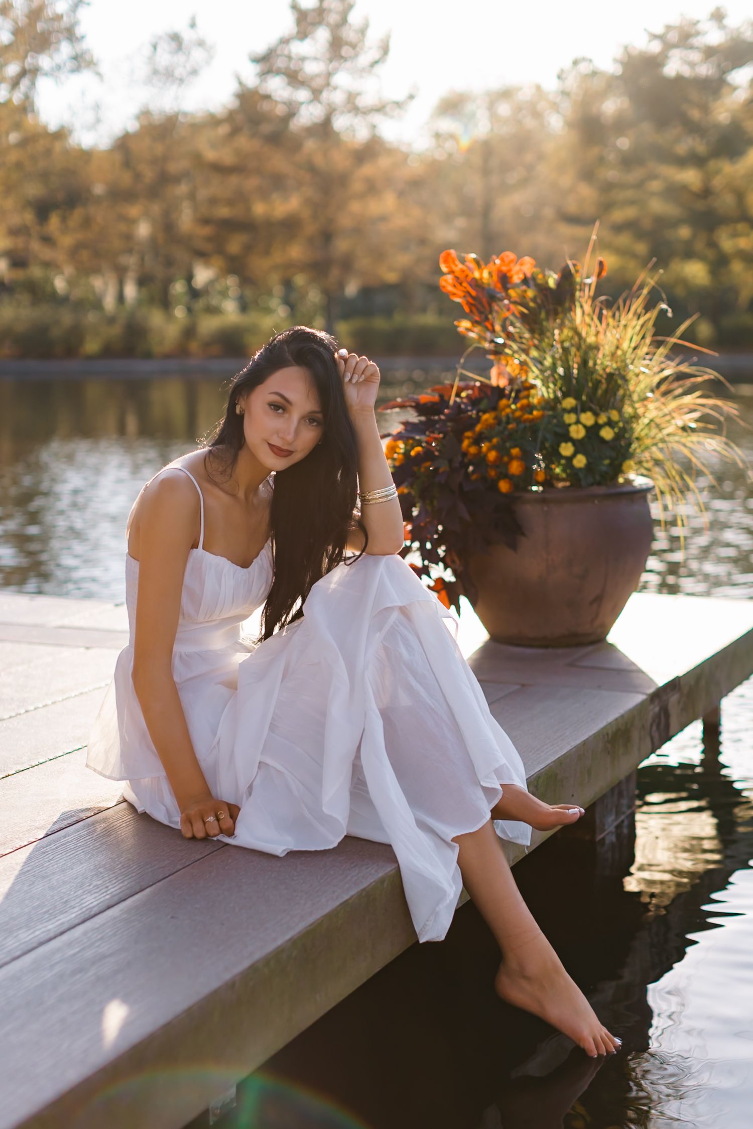 Senior session outdoors Orange, TX