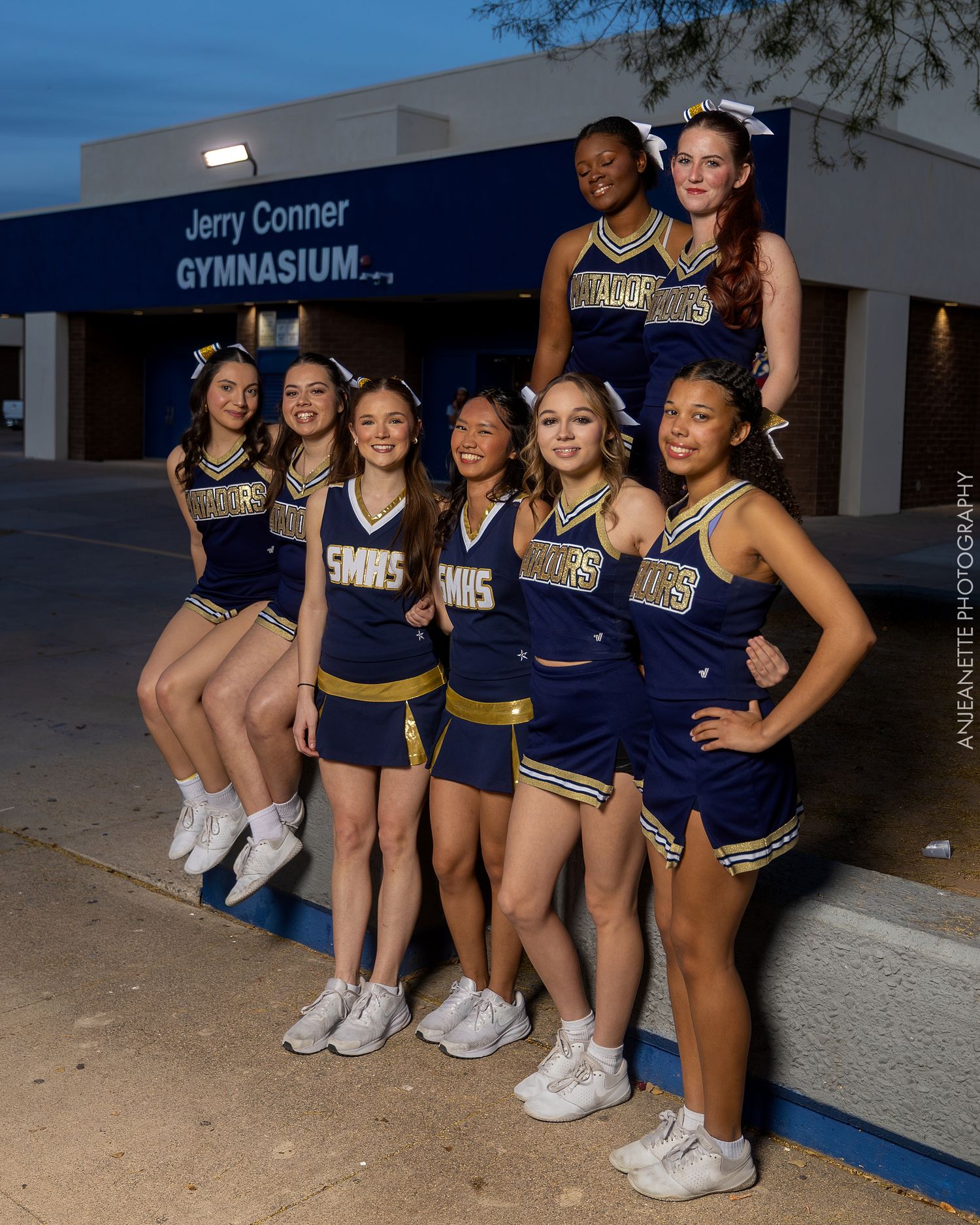 Phoenix Arizona Team Sports Banner Pictures by Anjeanette Photography Graduation High School Seniors AZ