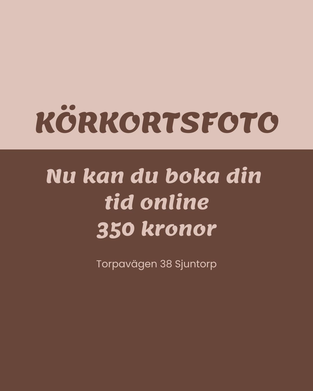 Körkortsfotografering drop-in