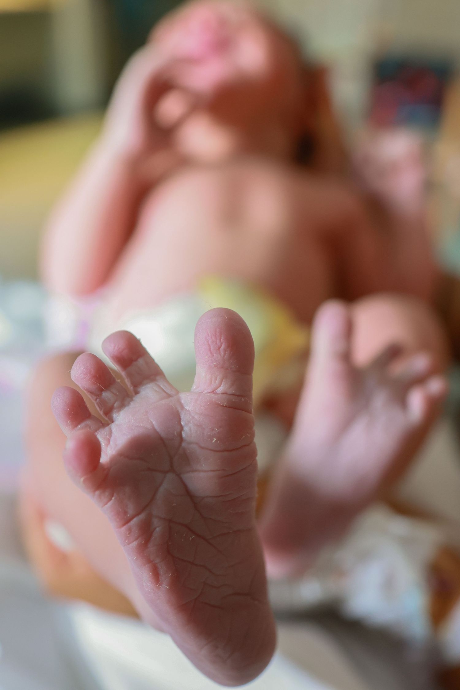 tiny baby feet