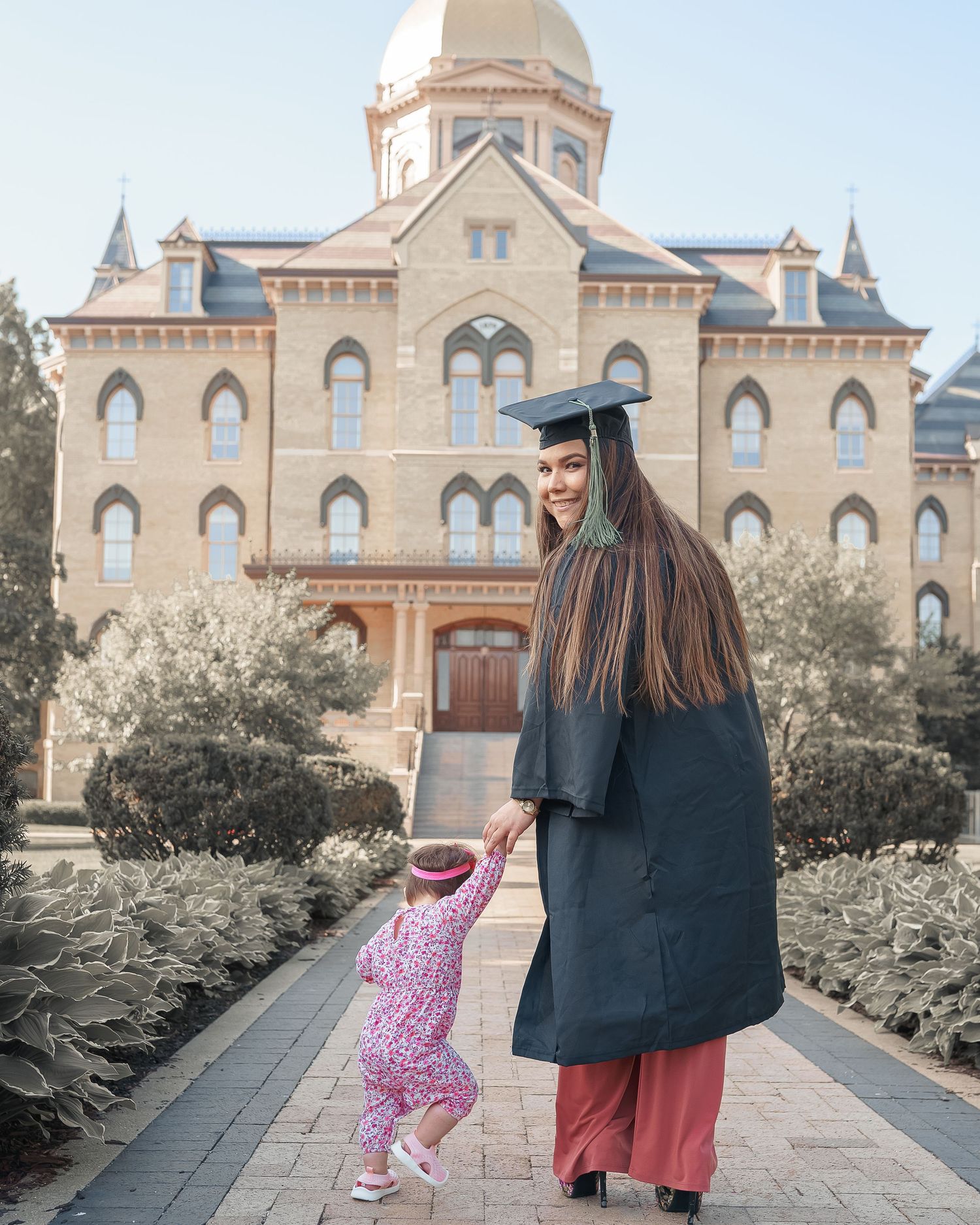 Graduation with kids