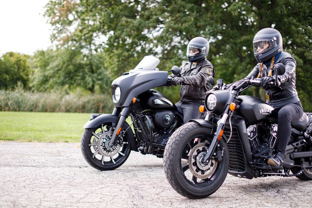 Commercial photo Indian Motorcycle for Progressive Insurance
