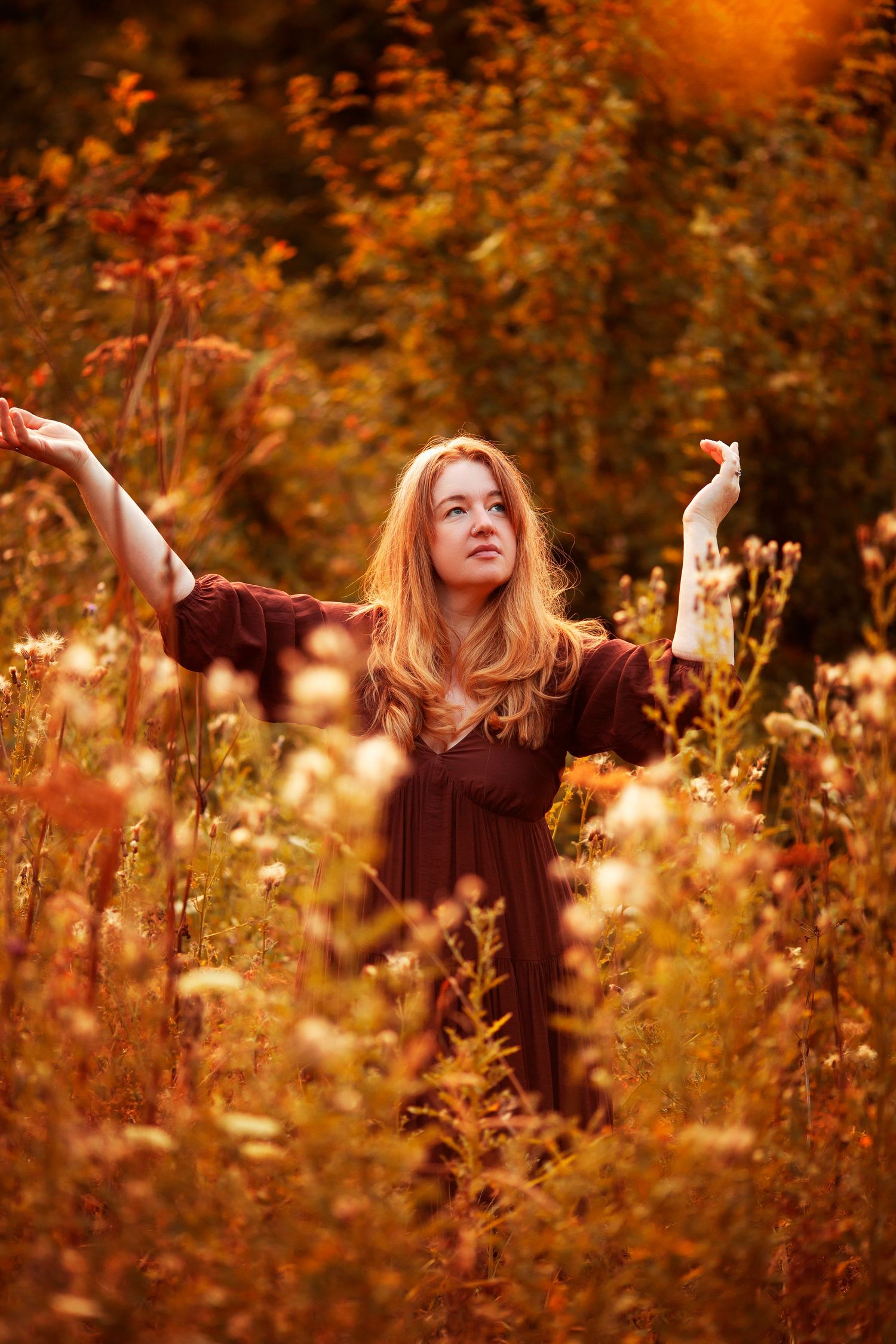 Alternative empowering womens witch feminist outdoor portait by little wonderland photography widnes cheshire
