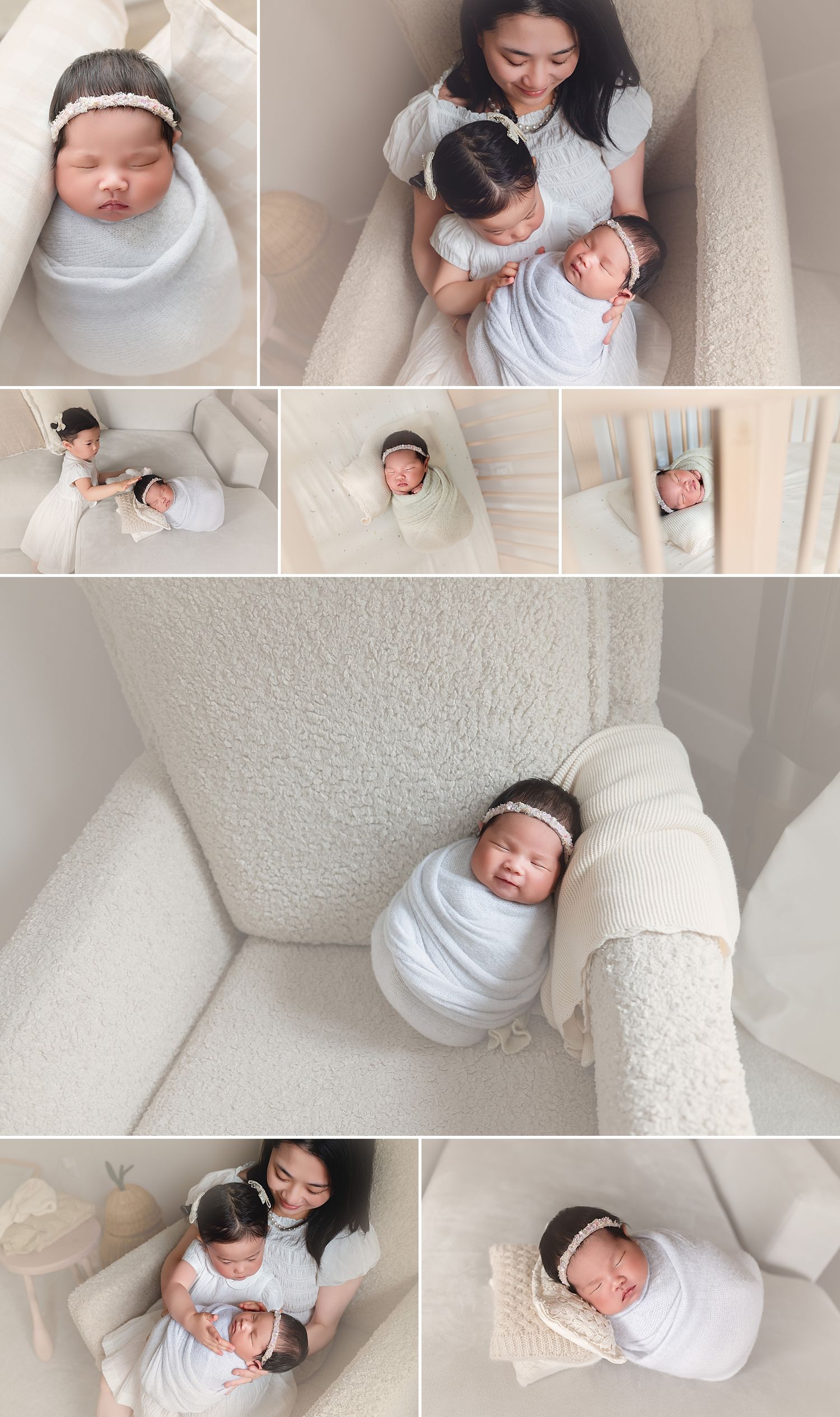 Pittsburgh newborn photos in the nursery