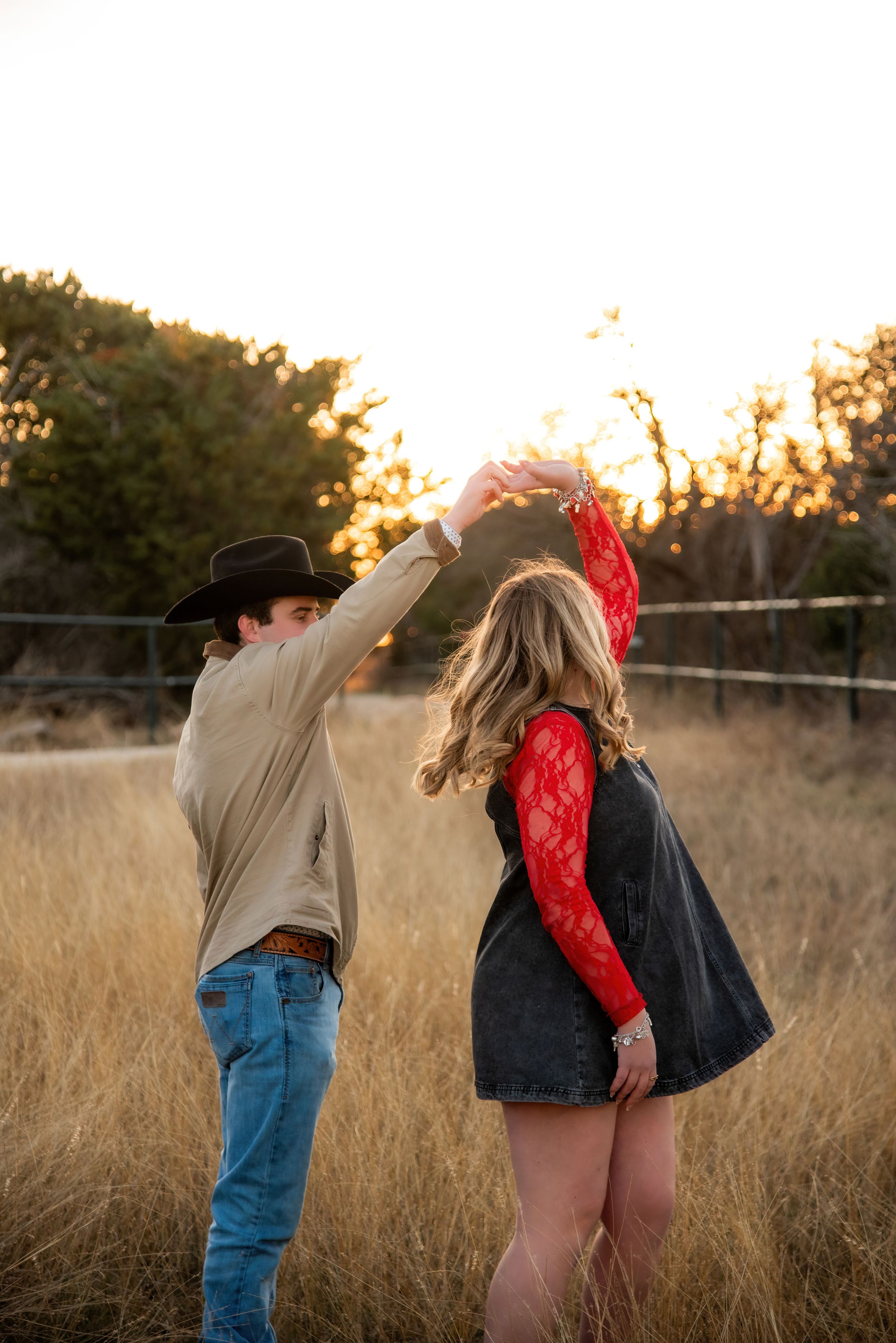 Engagement Photography Session in Waco, Texas with Natalia Burrows Photography