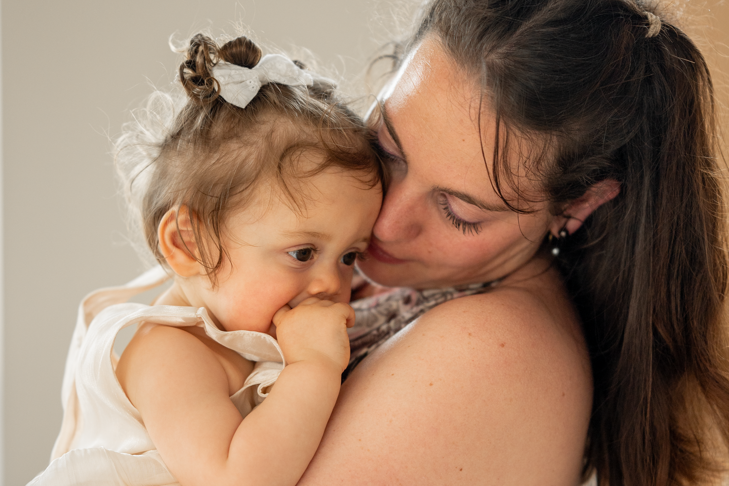 Portrait d'une femme et d'un enfant