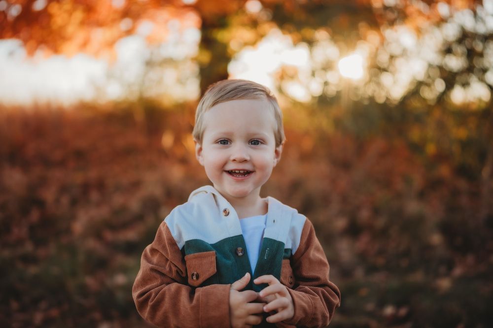fall photo, child photo