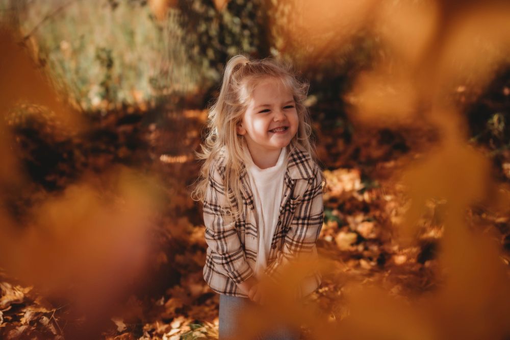 fall photo, child photo