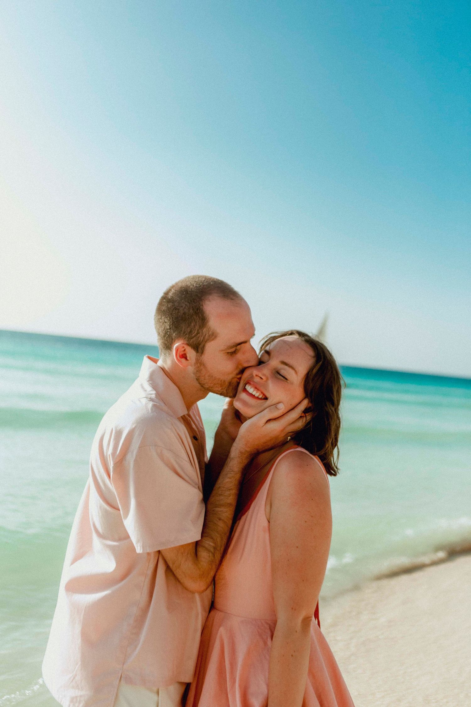 Bride and groom at Nungwi luxury resort