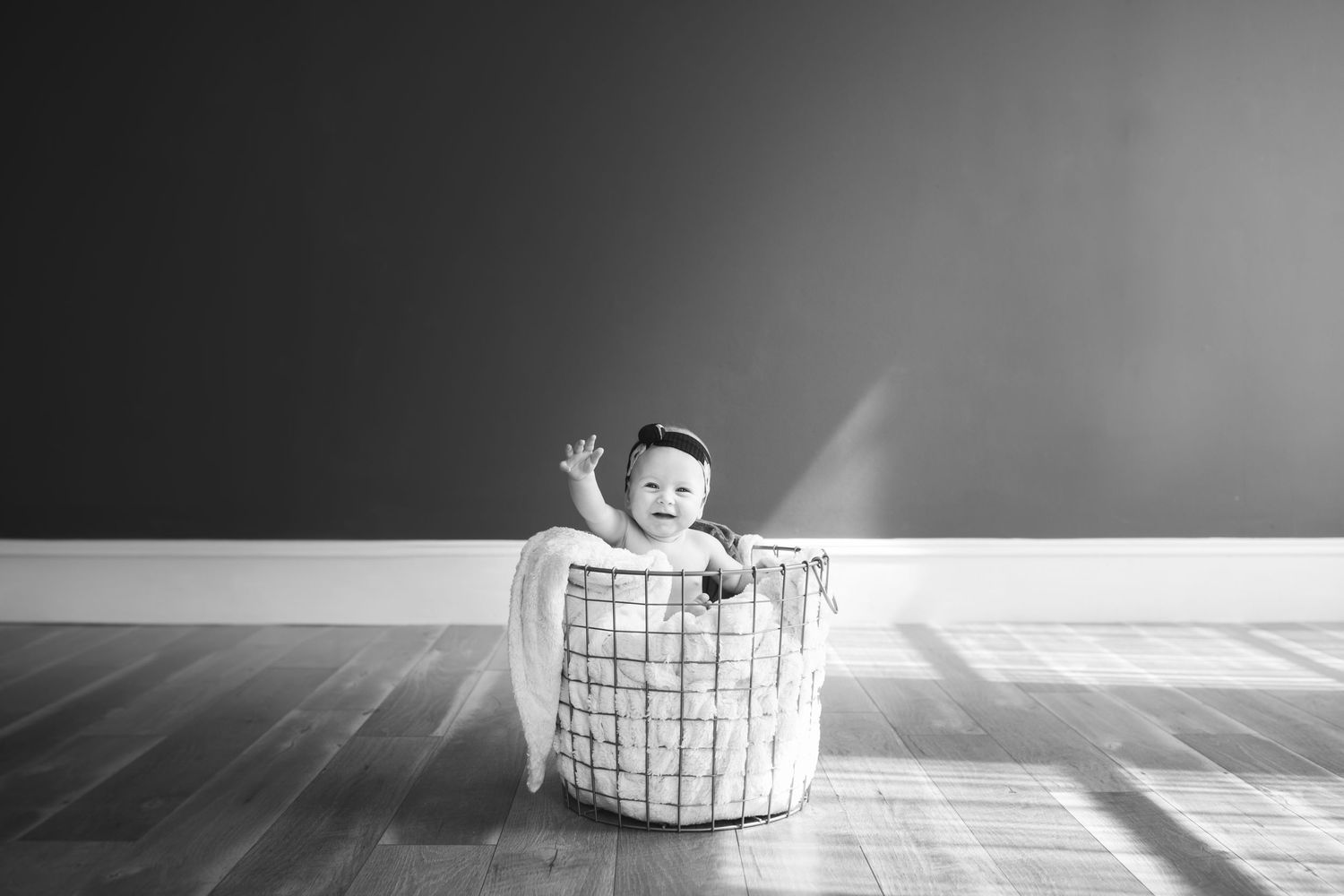 Baby Photographer. Luxury Milestone Photography.